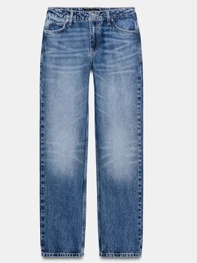 Zara LOW RISE STRAIGHT JEANS